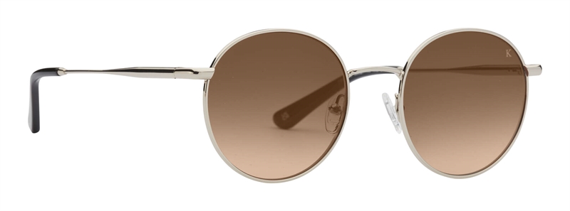 PREGO Sondrio II Solbrille (Form: Rund - Farve: Guld)