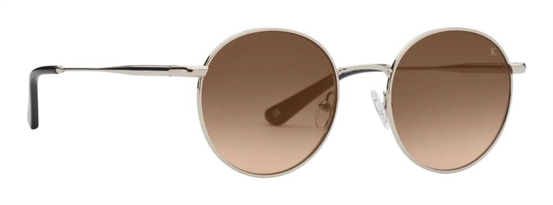 PREGO Sondrio II Solbrille (Form: Rund - Farve: Guld)