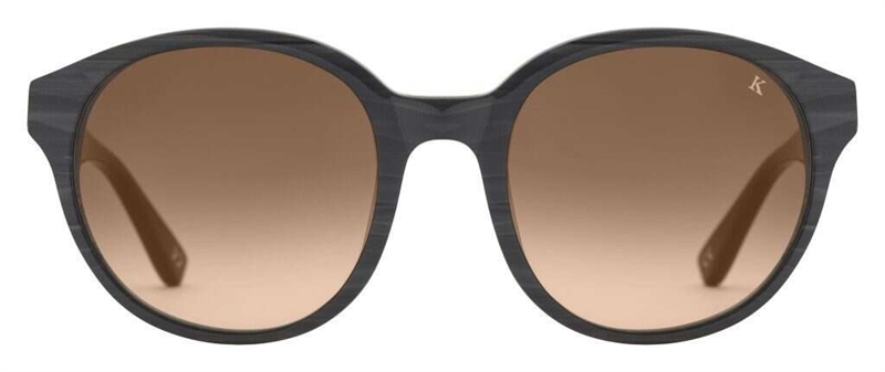 PREGO Sora Solbrille (Form: Rund - Farve: Sort)