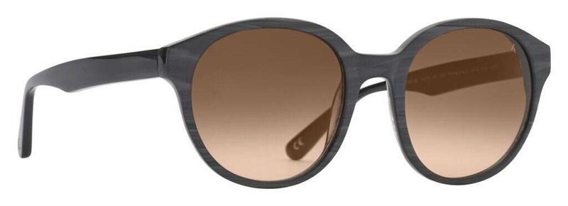 PREGO Sora Solbrille (Form: Rund - Farve: Sort)