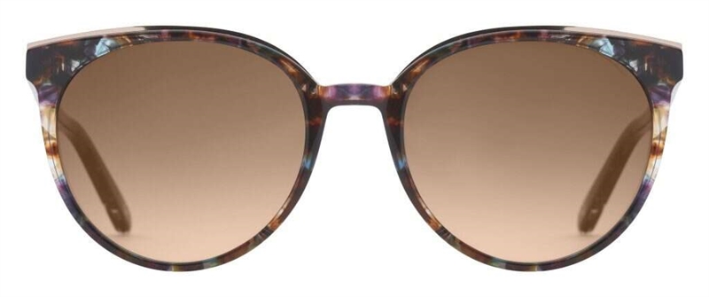 PREGO Partinico Solbrille (Form: Rund - Farve: Havana)