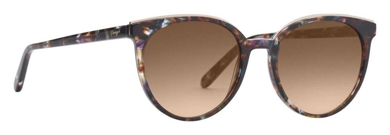 PREGO Partinico Solbrille (Form: Rund - Farve: Havana)