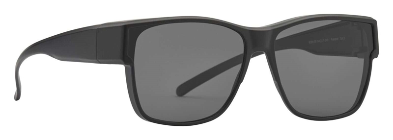PREGO Polar. Wear Over Solbrille (Form: Wayfarer - Farve: Sort)
