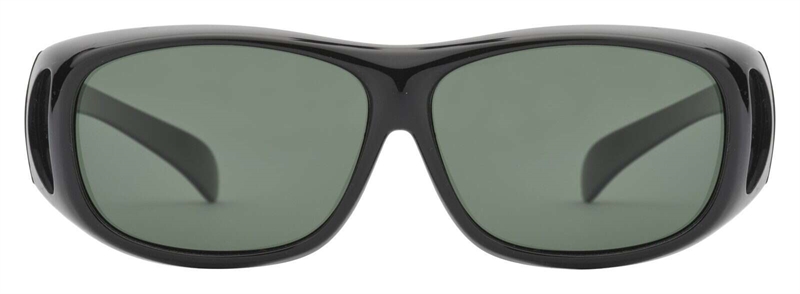 PREGO Polar. Wear Over Solbrille (Form: Firkantet - Farve: Sort)