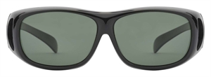 PREGO Polar. Wear Over Solbrille (Form: Firkantet - Farve: Sort)
