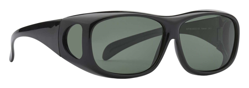 PREGO Polar. Wear Over Solbrille (Form: Firkantet - Farve: Sort)