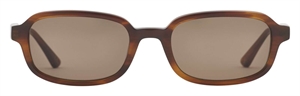 PREGO Sasha Solbrille (Form: Firkantet - Farve: Havana)