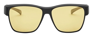 PREGO Drivers Wear Over Solbrille (Form: Wayfarer - Farve: Sort)