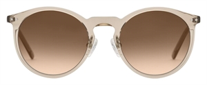 PREGO Ravenna Solbrille (Form: Panto - Farve: Brun)