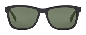 PREGO Cefalù Solbrille (Form: Wayfarer - Farve: Sort)
