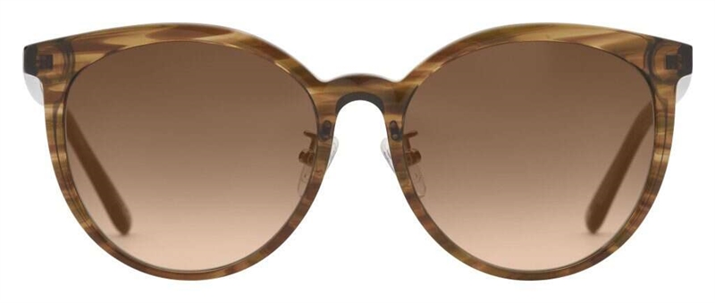 PREGO Latina Solbrille (Form: Rund - Farve: Grøn)