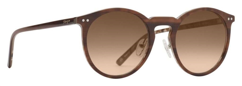 PREGO Ravenna Solbrille (Form: Panto - Farve: Brun)