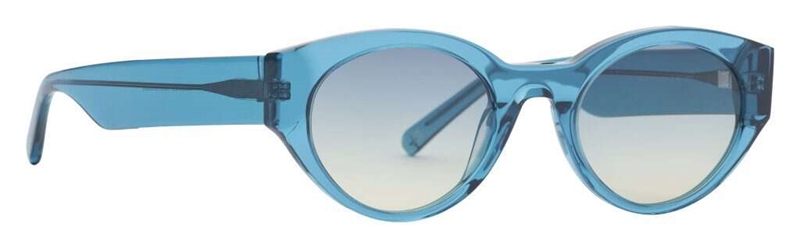 PREGO Montepulciano Solbrille (Form: Oval - Farve: Blå)