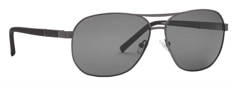 PREGO Porto Cervo Polarized Solbrille (Form: Pilot - Farve: Grå)
