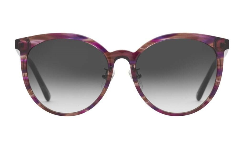 PREGO Latina Solbrille (Form: Rund - Farve: Lilla)