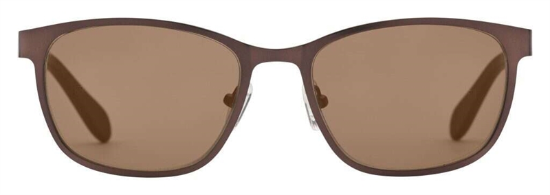 PREGO Skylet Road Solbrille (Form: Wayfarer - Farve: Brun)