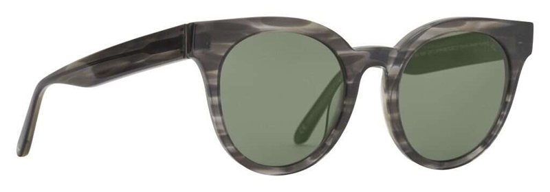 PREGO Sarzana Polarized Solbrille (Form: Rund - Farve: Grå)