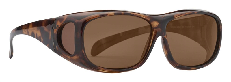 PREGO Polar. Wear Over Solbrille (Form: Firkantet - Farve: Brun)