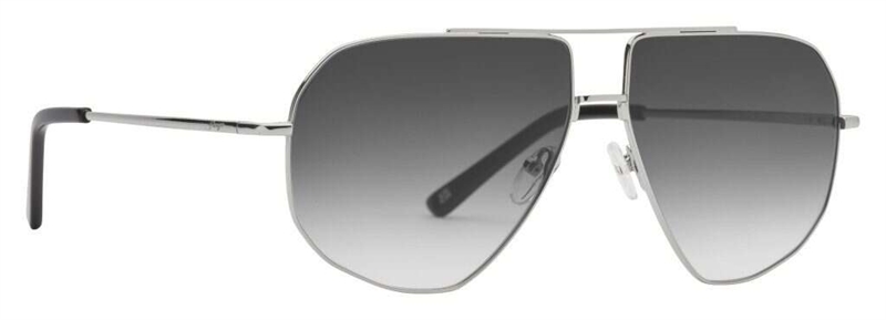 PREGO Teramo Solbrille (Form: Pilot - Farve: Sølv)