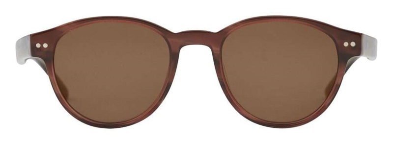 PREGO Pioltello Solbrille (Form: Rund - Farve: Brun)