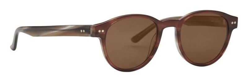 PREGO Pioltello Solbrille (Form: Rund - Farve: Brun)