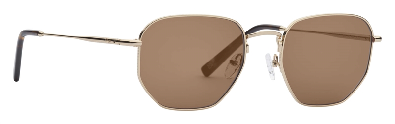 PREGO Acerra Solbrille (Form: Firkantet - Farve: Guld)