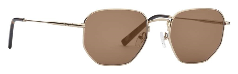 PREGO Acerra Solbrille (Form: Firkantet - Farve: Guld)
