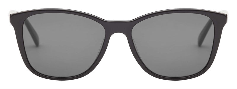 PREGO Portici Solbrille (Form: Firkantet - Farve: Sort)