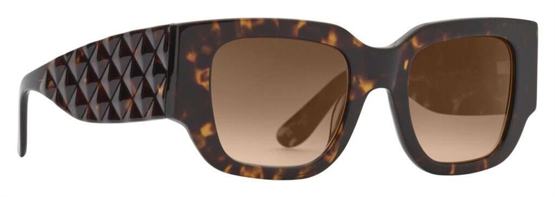 PREGO Lecce Solbrille (Form: Firkantet - Farve: Havana)