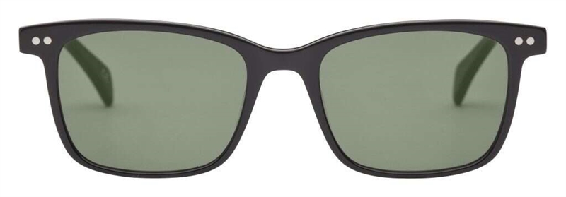 PREGO Porto Recanati Solbrille (Form: Firkantet - Farve: Sort)