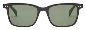 PREGO Porto Recanati Solbrille (Form: Firkantet - Farve: Sort)