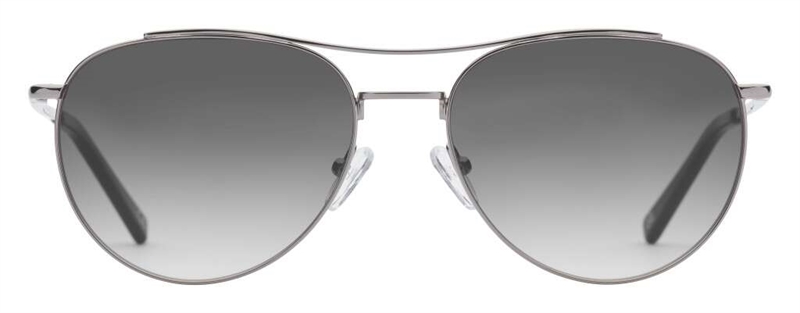 PREGO Pomezia Solbrille (Form: Pilot - Farve: Sølv)