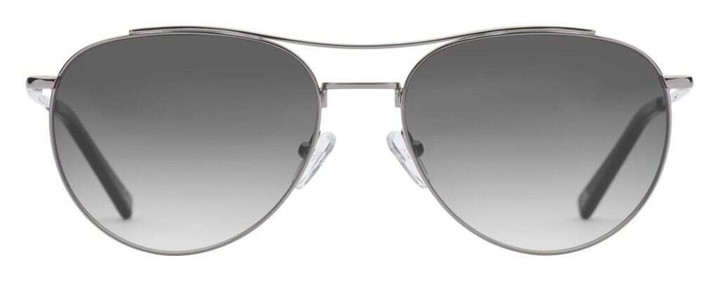 PREGO Pomezia Solbrille (Form: Pilot - Farve: Sølv)