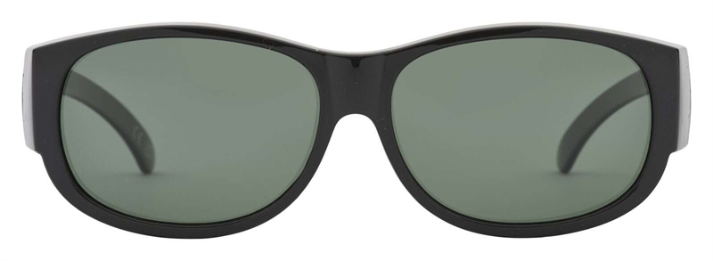 PREGO Polar. Wear Over Solbrille (Form: Rund - Farve: Sort)