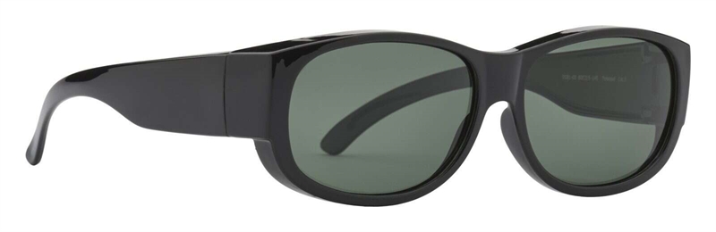 PREGO Polar. Wear Over Solbrille (Form: Rund - Farve: Sort)