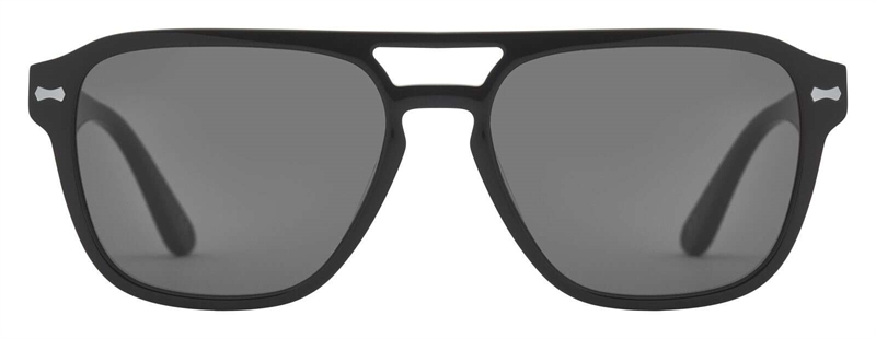 PREGO Romy Solbrille (Form: Firkantet - Farve: Sort)