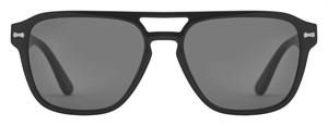 PREGO Romy Solbrille (Form: Firkantet - Farve: Sort)