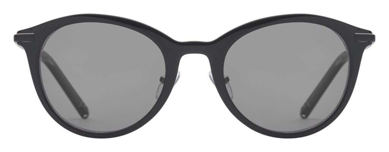 PREGO Chiusi II Solbrille (Form: Rund - Farve: Sort)