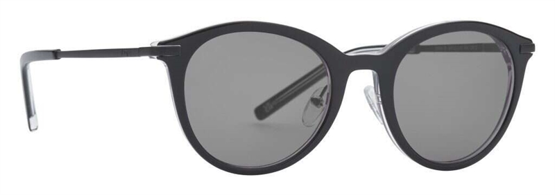 PREGO Chiusi II Solbrille (Form: Rund - Farve: Sort)