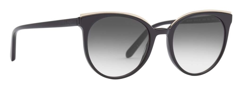 PREGO Partinico Solbrille (Form: Rund - Farve: Sort)