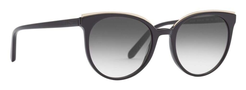 PREGO Partinico Solbrille (Form: Rund - Farve: Sort)
