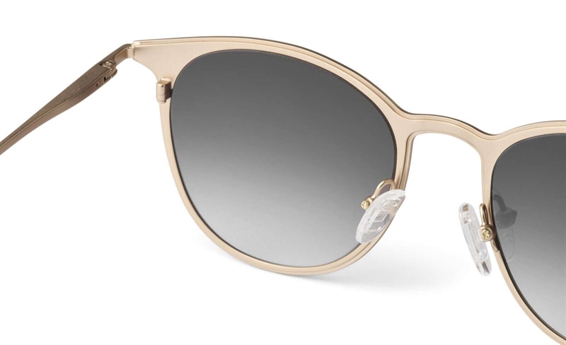PREGO Chiara Solbrille (Form: Panto - Farve: Sort)