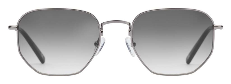 PREGO Acerra Solbrille (Form: Firkantet - Farve: Sølv)