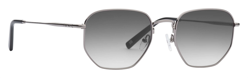 PREGO Acerra Solbrille (Form: Firkantet - Farve: Sølv)
