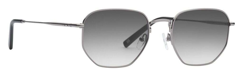 PREGO Acerra Solbrille (Form: Firkantet - Farve: Sølv)