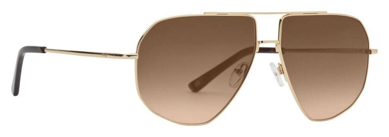 PREGO Teramo Solbrille (Form: Pilot - Farve: Guld)