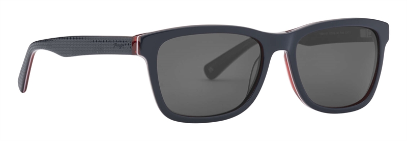PREGO Cefalù Solbrille (Form: Wayfarer - Farve: Blå)