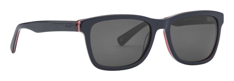PREGO Cefalù Solbrille (Form: Wayfarer - Farve: Blå)