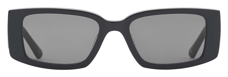 PREGO Velletri Solbrille (Form: Firkantet - Farve: Sort)