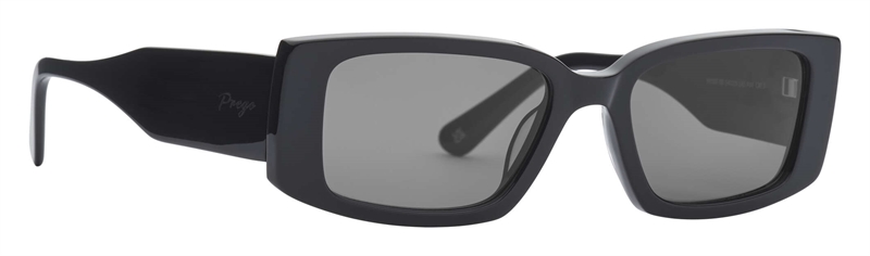 PREGO Velletri Solbrille (Form: Firkantet - Farve: Sort)